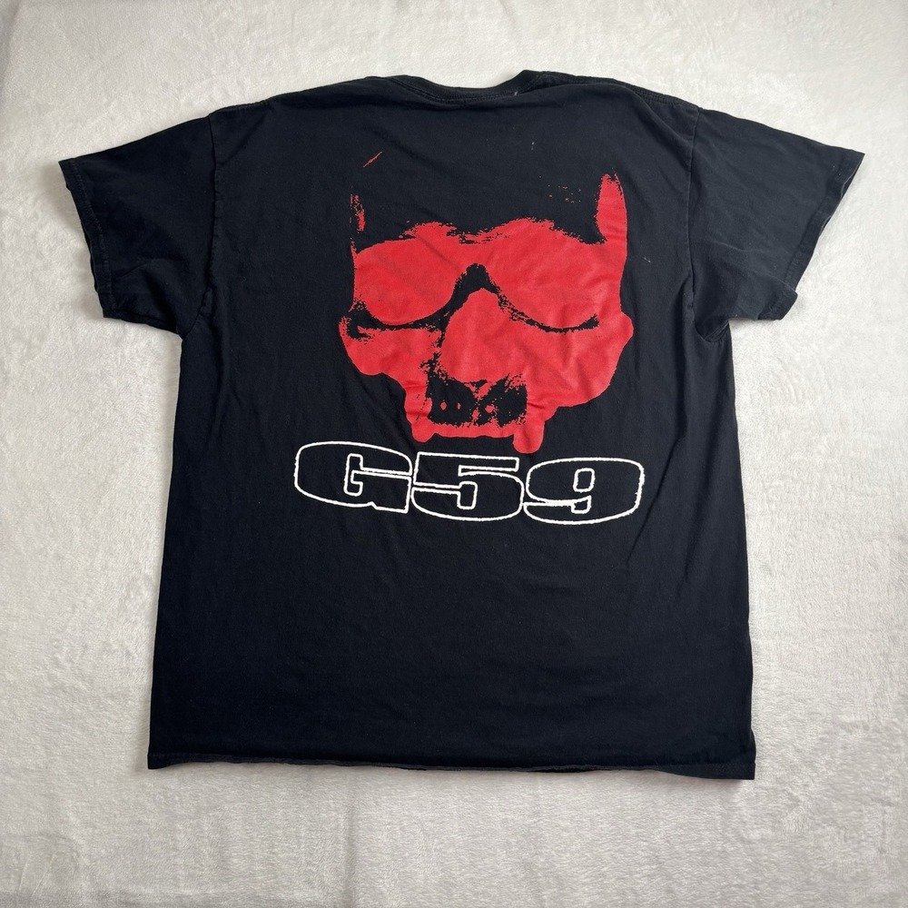 G59 Suicide Boys Black Pullover Skull Short Sleeve Graphic Shirt Men's XL